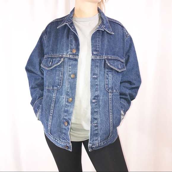 gap oversized jean jacket